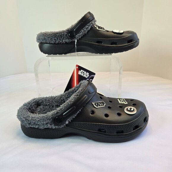 DISNEY Star Wars Clogs - Removable Fleece Lining & Charms with Strap Sz: 8.5/9.5 main image 9